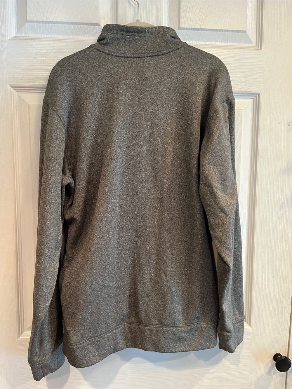 Carhartt Heather Gray Quarter-Zip Sweatshirt Hoodie - Picture 8 of 8